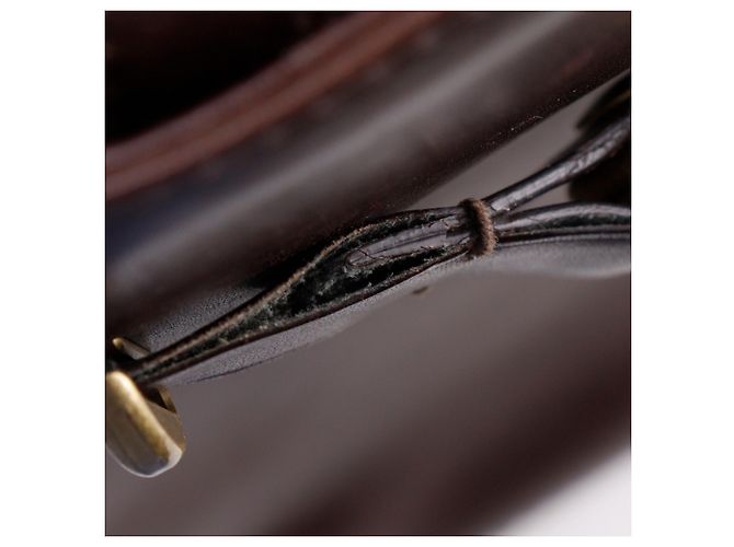 Bally braune Leder-Tote-Tasche - Ansicht 14