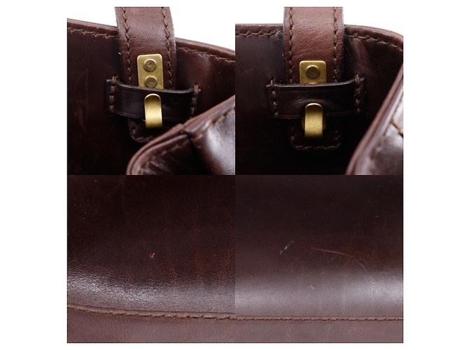 Bally braune Leder-Tote-Tasche - Ansicht 19