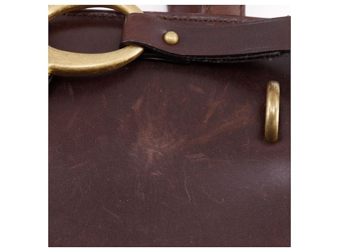 Bally braune Leder-Tote-Tasche - Ansicht 7