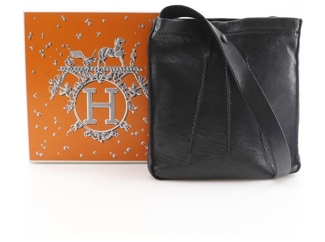 Borsa a Spalla Toudu di Hermès Nero - vista 14