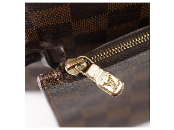 Borsa Tote Louis Vuitton Neverfull MM Marrone - vista 14