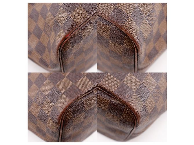 Borsa Tote Louis Vuitton Neverfull MM Marrone - vista 4