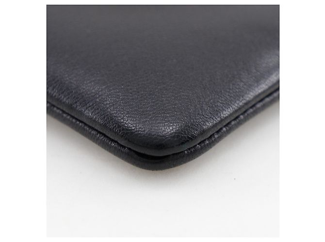 Céline Bicolor Clutch Bag von Celine Schwarz Hellblau - Ansicht 5