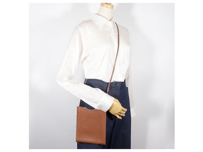Borsa a Spalla Onimetu di Hermès Marrone - vista 13