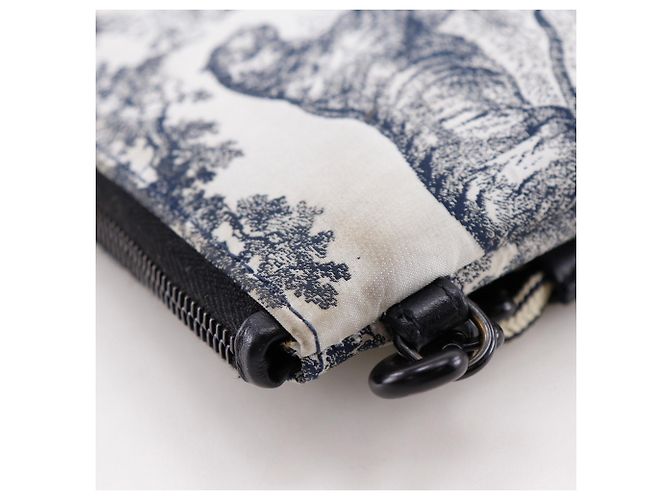 Borsa a spalla multifunzionale da viaggio Christian Dior Nero Bianco - vista 10