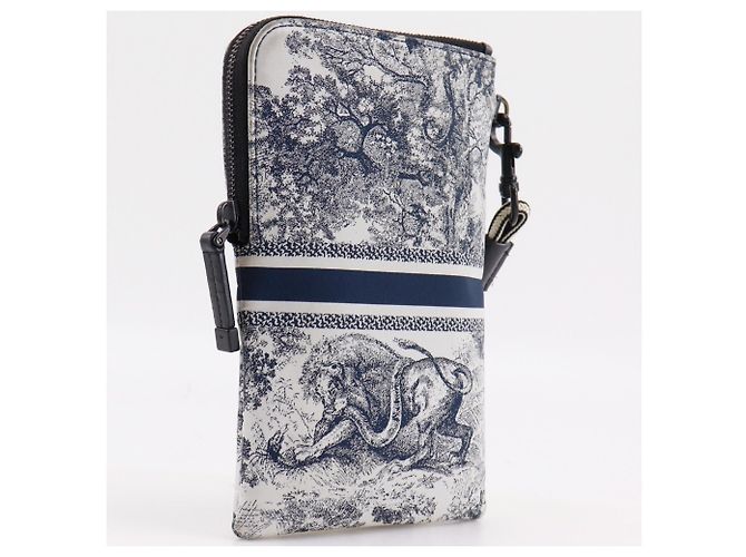 Borsa a spalla multifunzionale da viaggio Christian Dior Nero Bianco - vista 3