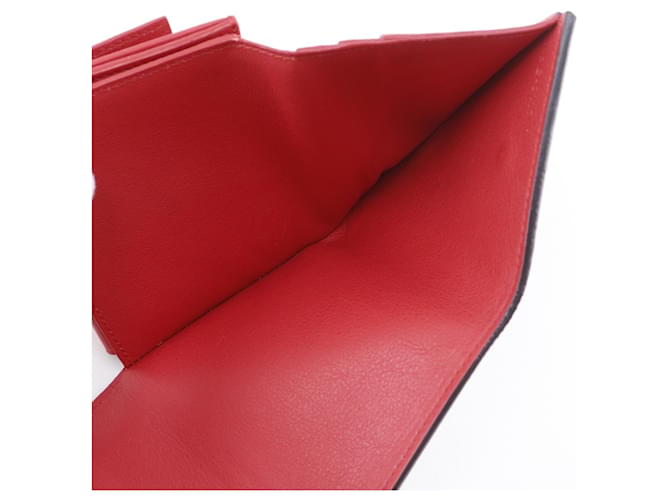 Céline Cartera multifuncional tri-fold Celine Small Folded Roja - vista 10