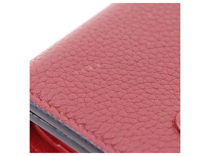 Céline Cartera multifuncional tri-fold Celine Small Folded Roja - vista 12
