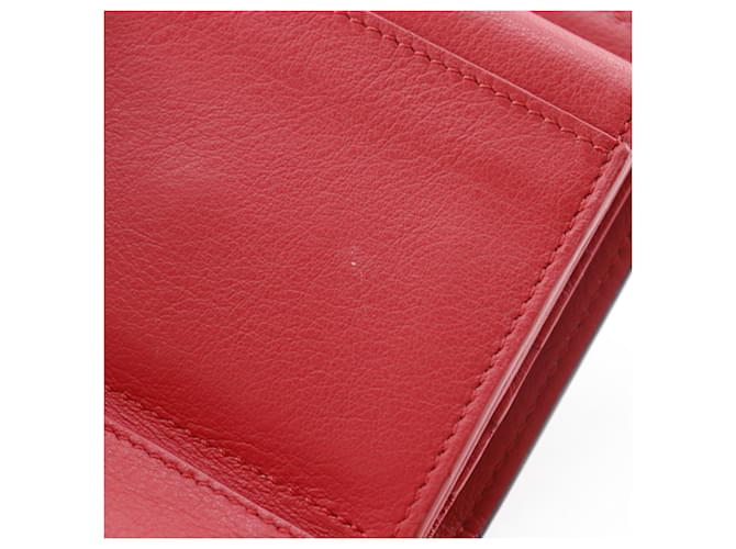 Céline Cartera multifuncional tri-fold Celine Small Folded Roja - vista 15