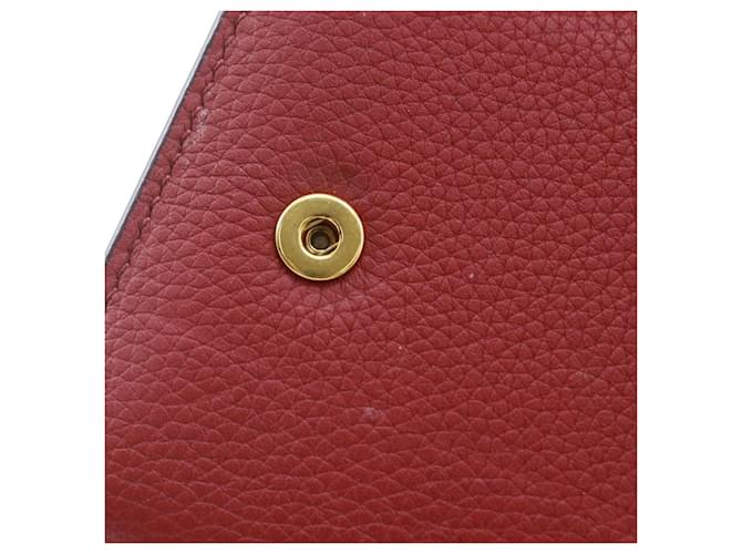 Céline Cartera multifuncional tri-fold Celine Small Folded Roja - vista 17