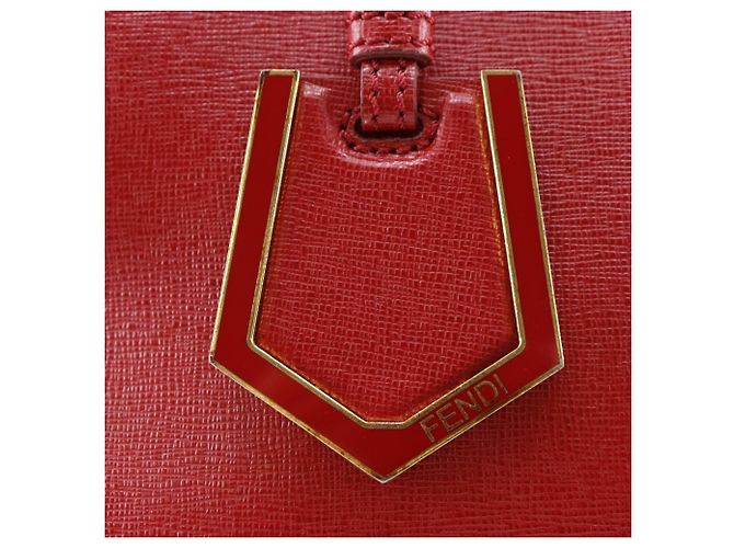 Borsa a Spalla 2 in 1 Fendi Petite a Jules Rosso - vista 13