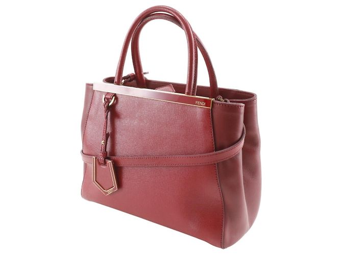 Borsa a Spalla 2 in 1 Fendi Petite a Jules Rosso - vista 2