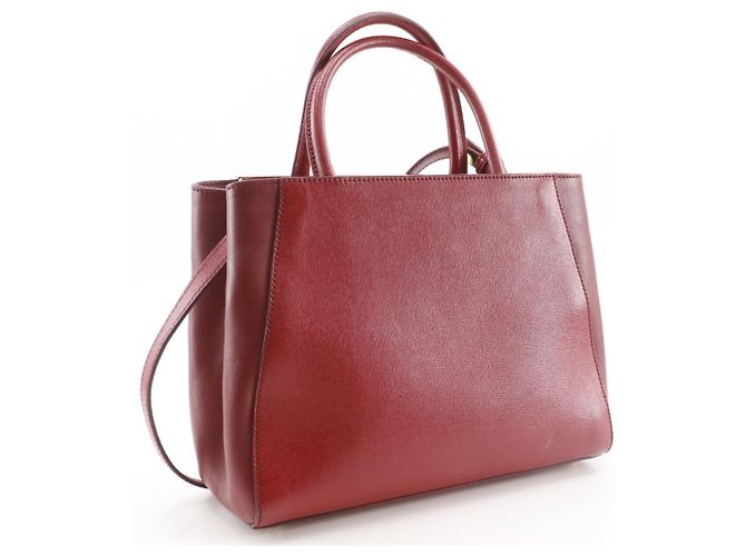 Borsa a Spalla 2 in 1 Fendi Petite a Jules Rosso - vista 3
