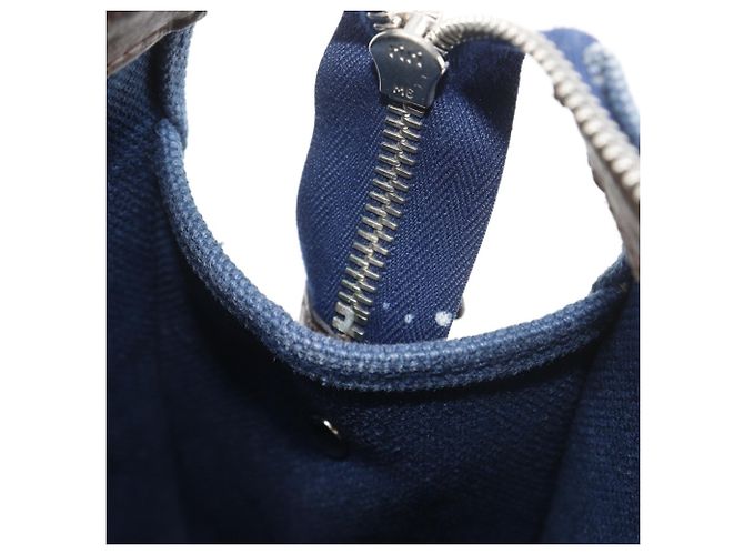 Borsa Cavasmira PM di Hermès Blu navy - vista 9