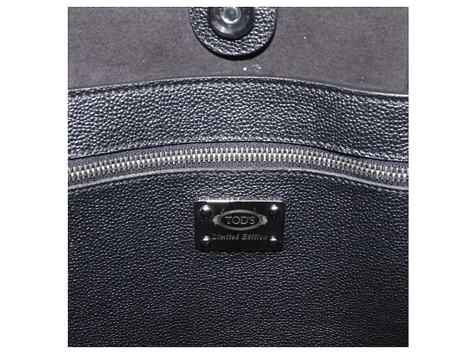 Tod's Papier Tragetasche Schwarz Weiß - Ansicht 18