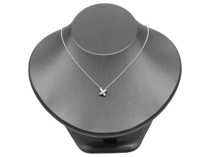 Platin-Diamant-Halskette Tiffany & Co. - Ansicht 2