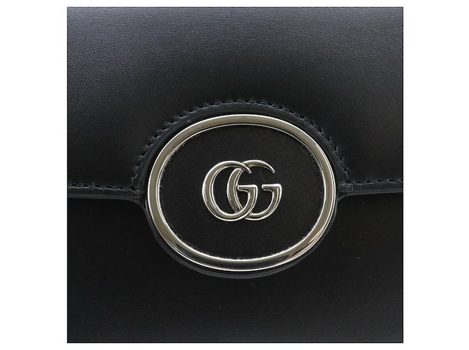 Borsa a Spalla Petit GG di Gucci Nero - vista 15
