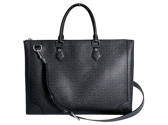 Borsa a spalla Taiga Louis Vuitton Nero Grigio - vista 2
