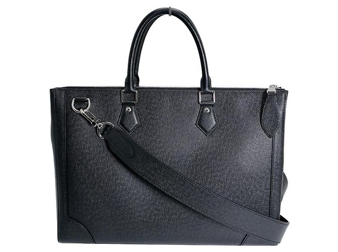 Borsa a spalla Taiga Louis Vuitton Nero Grigio - vista 3