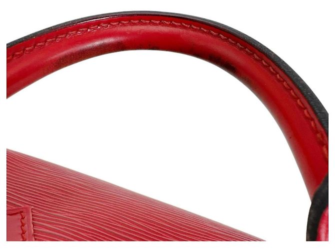 Borsa Louis Vuitton Speedy 25 in rosso castigliano - vista 9