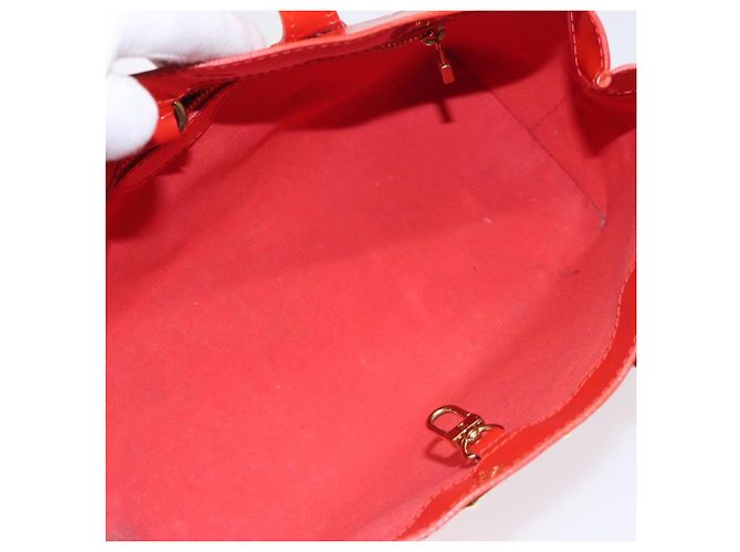 Borsa a mano Wilshire Monogram Vernis PM Louis Vuitton Arancione - vista 5