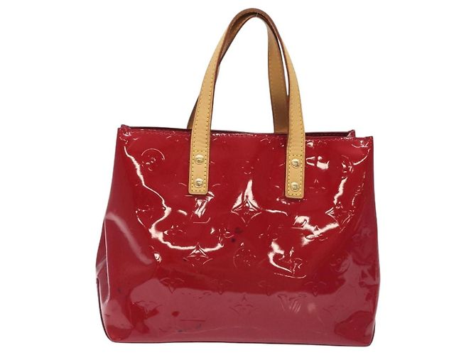 Borsa Reade Monogram Vernis PM di Louis Vuitton Rosso - vista 2