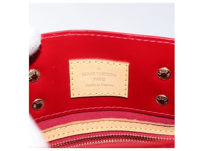 Borsa Reade Monogram Vernis PM di Louis Vuitton Rosso - vista 6
