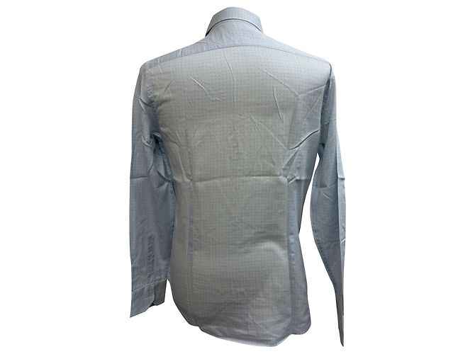 Camicia button-down Etro a fantasia in cotone azzurro Blu Blu chiaro - vista 3