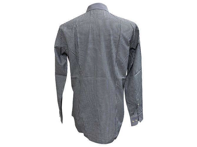 Camicia a fantasia Etro in cotone blu navy - vista 3