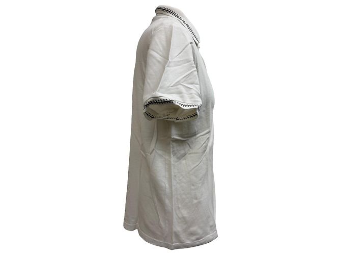 Polo a maniche corte Etro in cotone bianco Crudo - vista 2