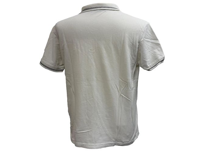 Polo a maniche corte Etro in cotone bianco Crudo - vista 5