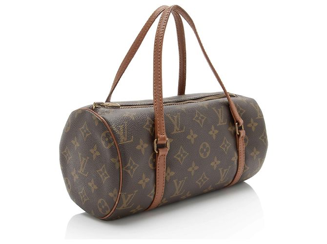 Louis Vuitton Vintage Monogramm Canvas Papillon 26 Handtasche Braun - Ansicht 2