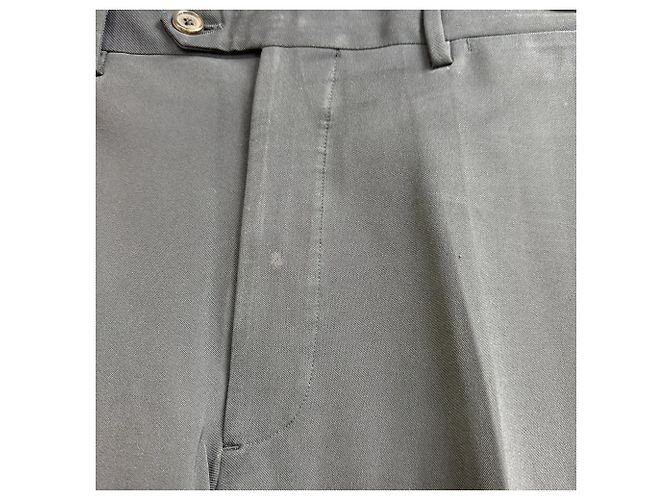Prada gerade Hosen aus schwarzem Polyester - Ansicht 2