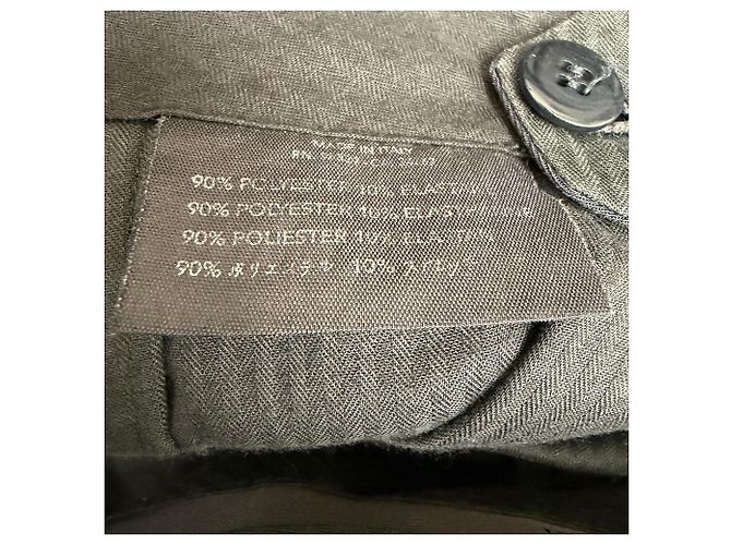 Prada gerade Hosen aus schwarzem Polyester - Ansicht 6