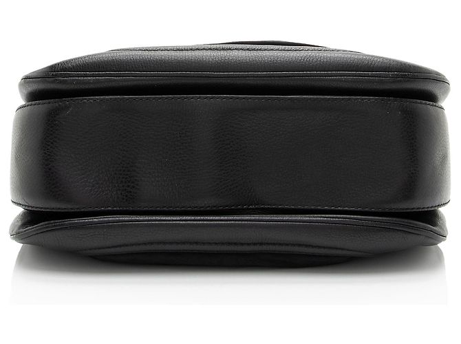 Bamboo Grande bolsa de couro neoprene com relevo GG da Gucci com tassel de bambu Preto - vista 4