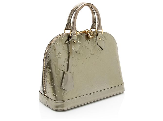 Louis Vuitton Monogram Vernis Alma PM Handtasche Grün - Ansicht 2