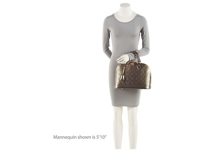 Louis Vuitton Monogram Vernis Alma PM Handtasche Grün - Ansicht 5