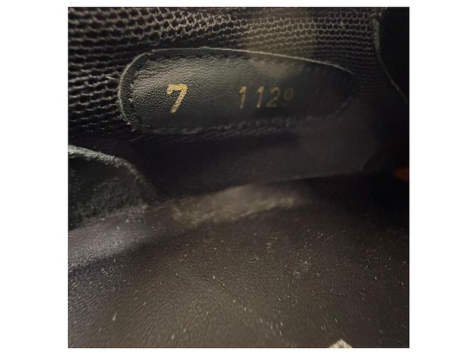 Mocassini a punta quadrata Prada in pelle nera Nero - vista 9