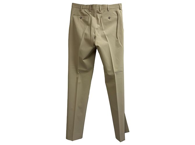 Pantalones rectos Prada en poliéster beige - vista 2