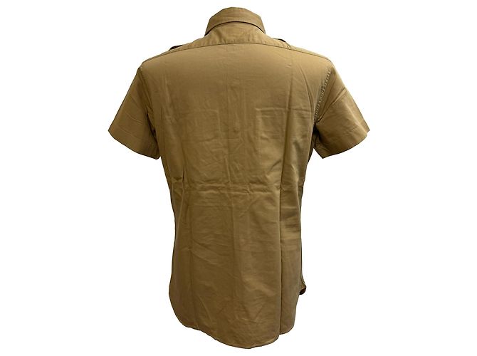 Camisa tática Ralph Lauren Purple Label em algodão marrom Vermelho - vista 3