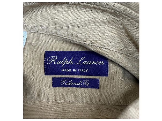 Camisa tática Ralph Lauren Purple Label em algodão marrom Vermelho - vista 4