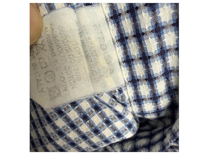 Etro gemusterte Hemd aus marineblauer Baumwolle - Ansicht 5