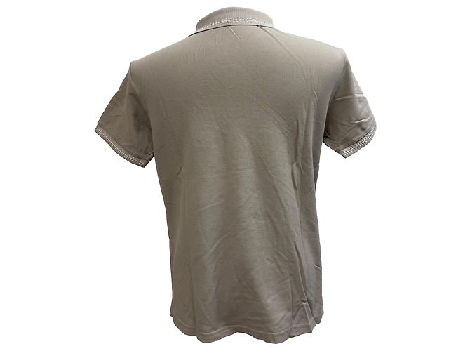 Polo de manga curta Etro em algodão cinza - vista 3