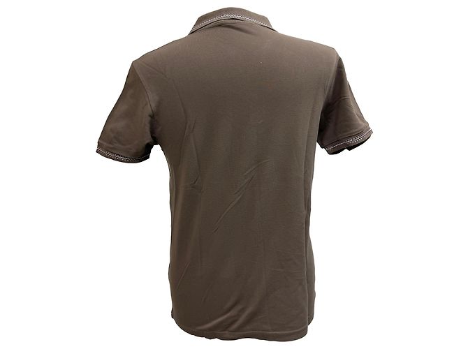 Polo a maniche corte Etro in cotone marrone Rosso - vista 3
