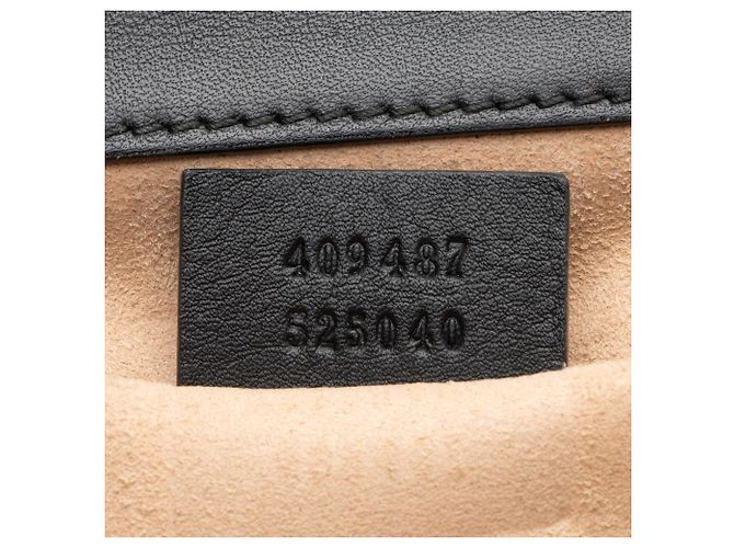 Borsa a Spalla Piccola Gucci GG Supreme Bee Padlock Marrone Beige - vista 6