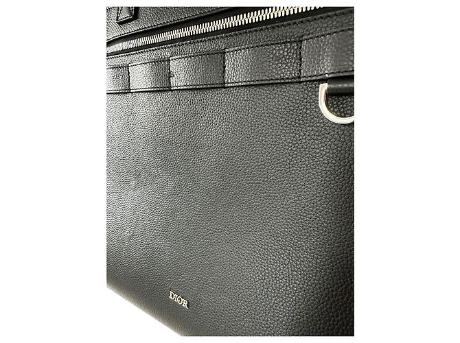 Christian Dior Bolso tote de cuero negro Safari - vista 13