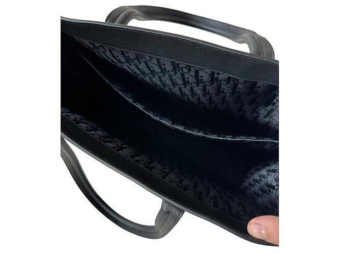 Christian Dior Bolso tote de cuero negro Safari - vista 5