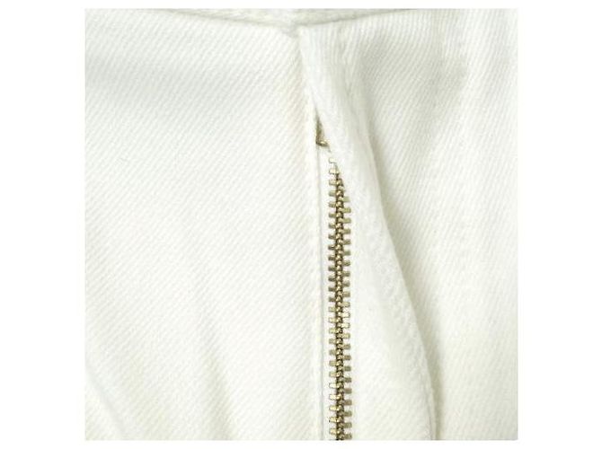 Autre Marque JEANS e-L805 Jeans Tapered de Algodón Stretch Blanco - vista 4