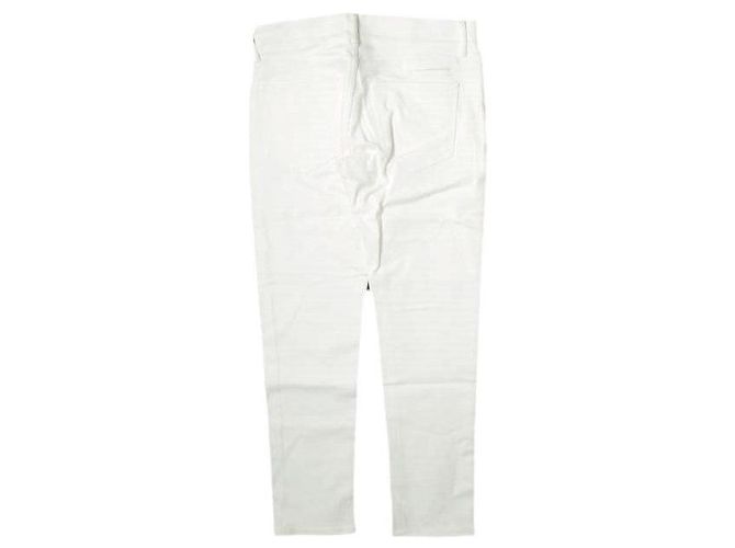 Autre Marque JEANS e-L805 Jeans Tapered de Algodón Stretch Blanco - vista 2