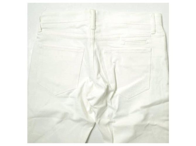 Autre Marque JEANS e-L805 Jeans Tapered de Algodón Stretch Blanco - vista 5